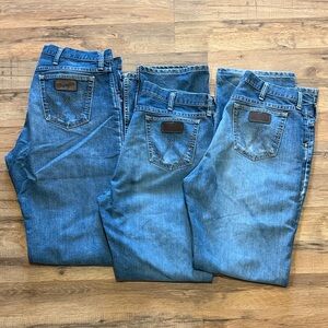 Wrangler Men's Relaxed Fit Denim Jeans